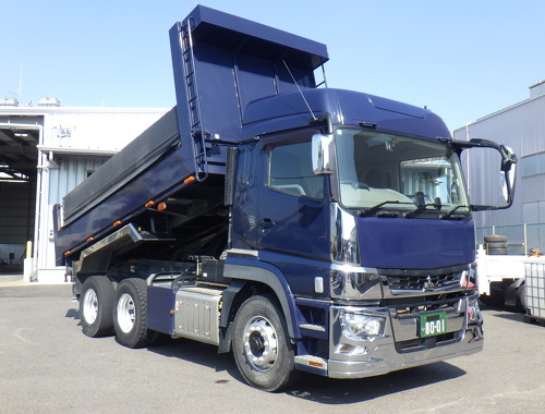 土砂ダンプ ハイルーフ 新明和 20ｔ AT 車検R7.5月迄