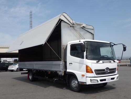 車検R7.7月迄　62ワイド　幌ウイング　内高2,510　