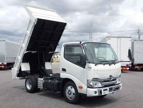 車検R8.11月迄 未使用車 3ｔ4ナンバー 新明和強化ダンプ 