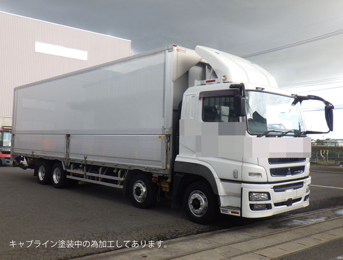 車検R8.2月迄　4軸低床　ゲート付　後輪エアサス