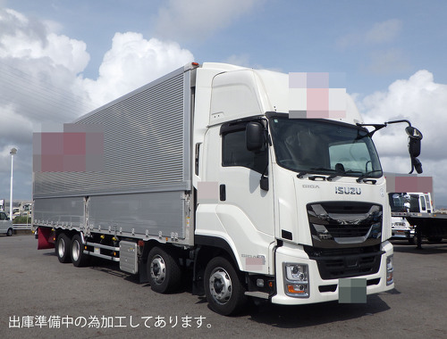4軸低床　ハイルーフ　後輪エアサス　内高2,650