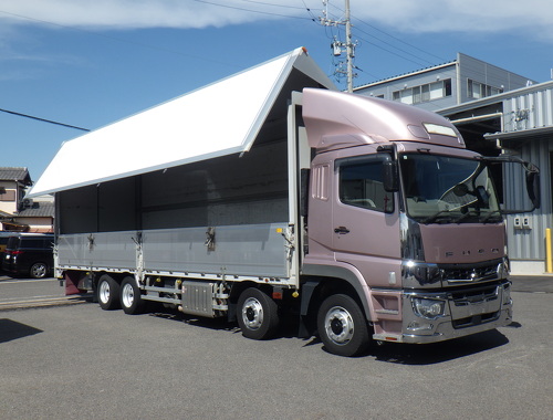車検R8年5月迄　4軸低床　後輪エアサス　内高2,640　AT