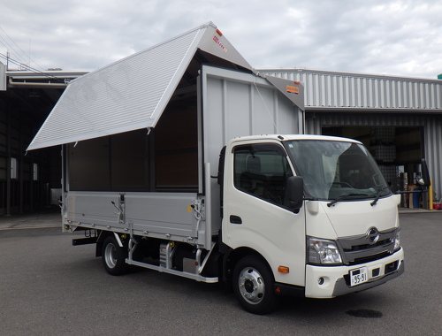 車検R8.5月迄　未使用車　ワイドロング　全低床　積載3ｔ