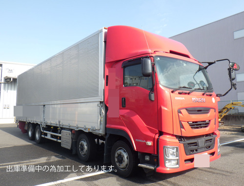 車検R8.4月迄	4軸低床　後輪エアサス　ボデー内高2,650