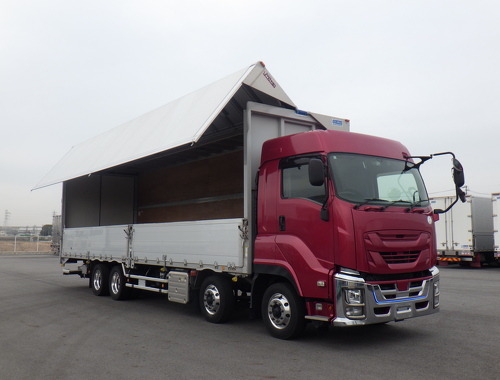 4軸格納ゲート　ハイルーフ　後輪エアサス　内高2,650