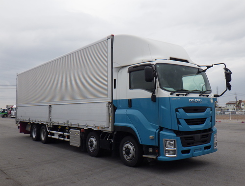 4軸低床　後輪エアサス　ボデー内高2,650