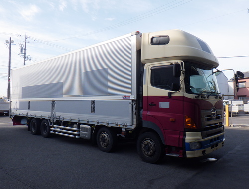 4軸低床　スーパーハイルーフ　内高2,650　後輪エアサス