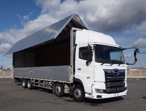 4軸低床　10ｍボデー　ボデー内高2,720　後輪エアサス　　