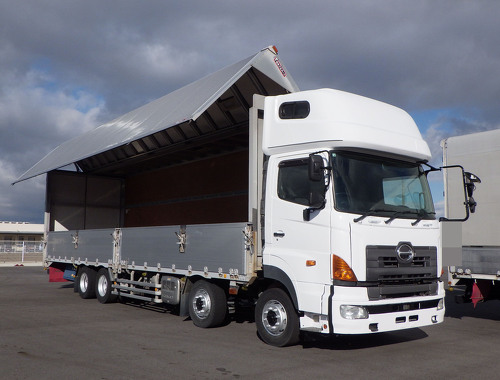 4軸低床　スーパーハイルーフ　内高2,650　後輪エアサス