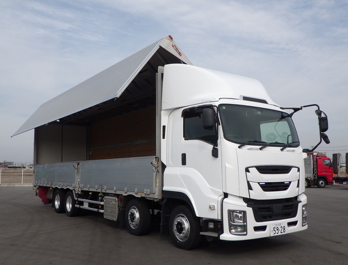 車検R8.4月迄	4軸低床　後輪エアサス　ボデー内高2,650