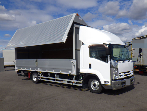 車検R8.8月迄　62ワイド　後輪エアサス　ゲート付　積載2.4ｔ