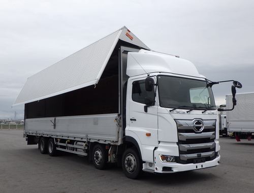 4軸低床 10ｍボデー ショートキャブ 内高2,730 後輪エアサス