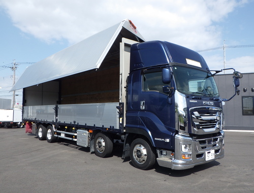 車検R8.9月迄　4軸低床　ハイルーフ　後輪エアサス　内高2,650