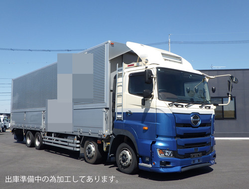 4軸低床　後輪エアサス　内高2,590