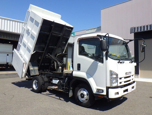 車検R8.10月迄	　土砂禁4ｔ深ダンプ　極東開発　標準巾