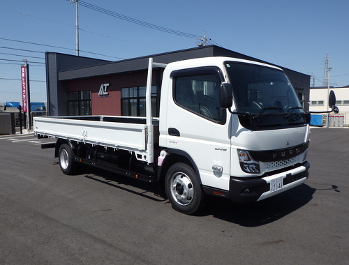 車検R10.1月迄 未使用車 ワイド超ロング 全低床 積載3ｔ