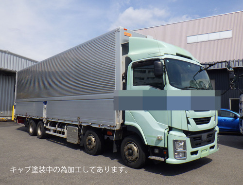 4軸低床　ショートキャブ　10ｍボデー　ボデー内高2,640