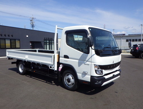 車検R10.1月迄 未使用車 ワイドロング 全低床 積載3ｔ