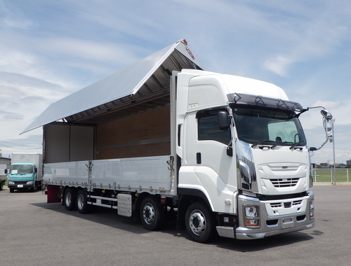 車検R9.2月迄　4軸低床　融雪仕様　ハイルーフ　ボデー内高2,650
