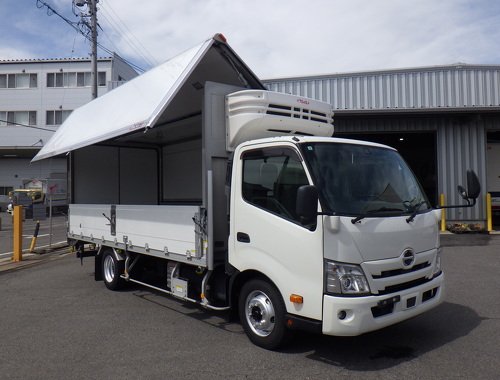 冷凍ウイング 菱重-5℃設定 ワイド超ロング 車輌総重量7,375kg
