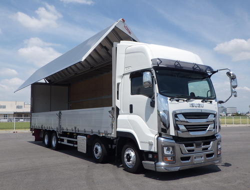 車検R9.7月迄	4軸低床　融雪仕様　ハイルーフ　ボデー内高2,640