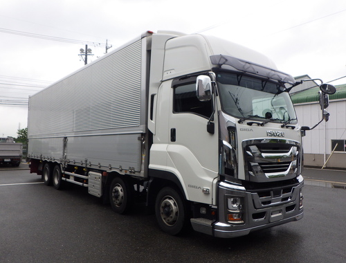4軸低床　融雪仕様　ハイルーフ　後輪エアサス　車検R9.2月迄