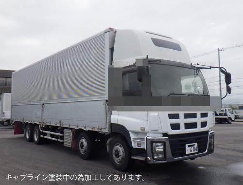 ショートキャブ　マキシルーフ　4軸低床　後輪エアサス