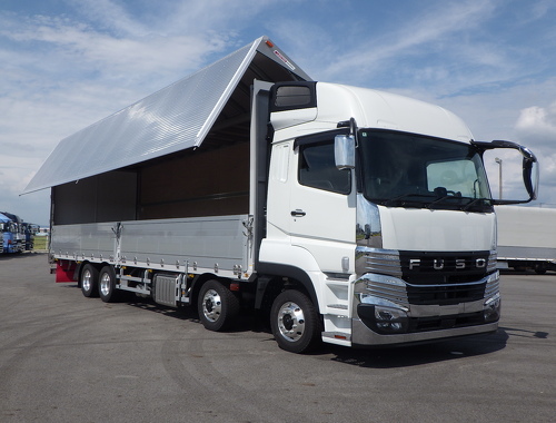 未使用車　4軸低床　融雪仕様　ハイルーフ　車検R9.6月迄